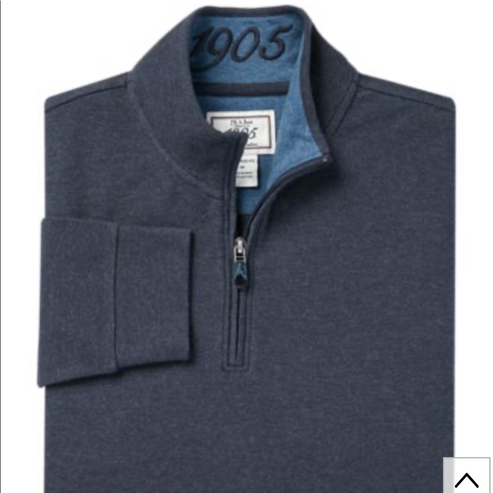 Men’s Tailored Fit Zip Neck Pull Over NWT
